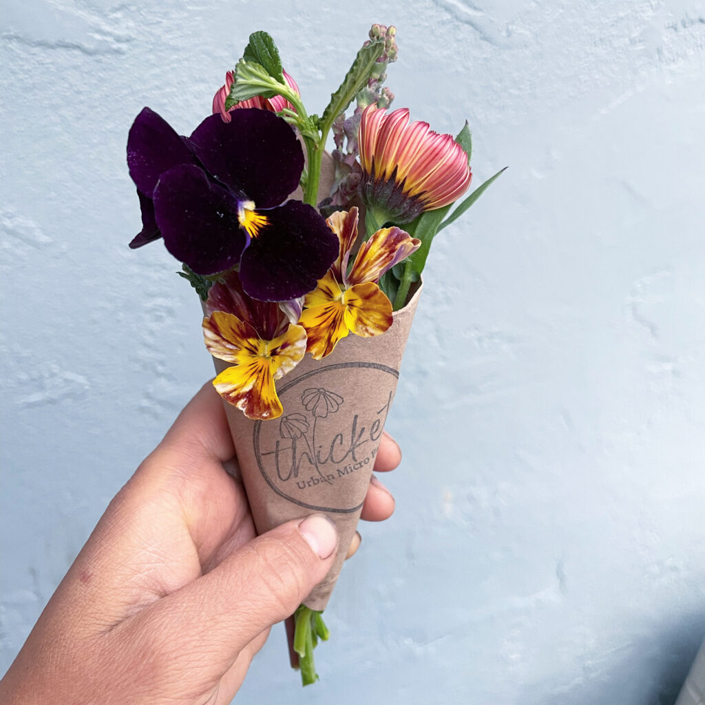 Miniature posy bouquet